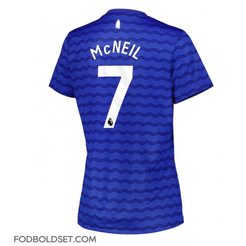 Everton Dwight McNeil #7 Hjemmebanetrøje Dame 2025-26 Kortærmet